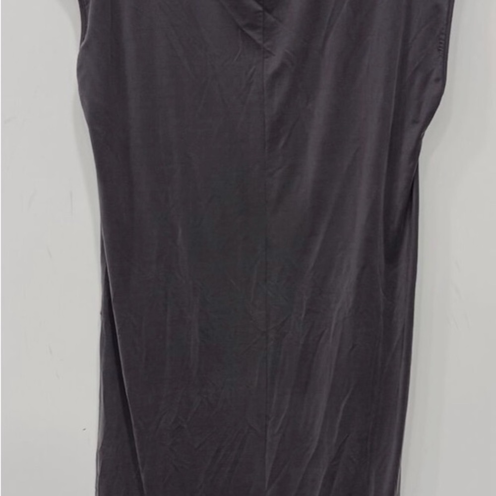 Anthropologie Gray High Low Dress with Modern Elegance - Picture 2 of 7